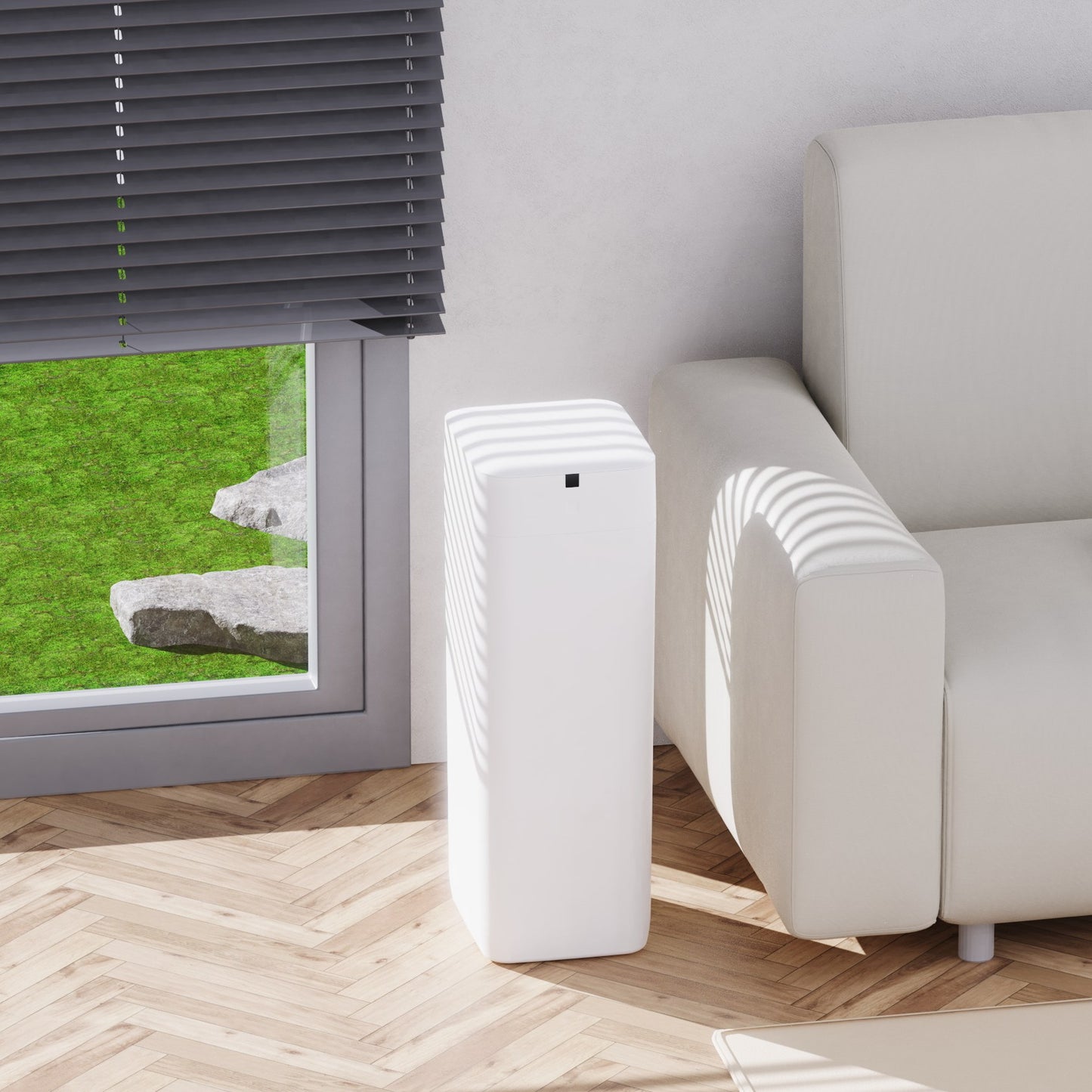 Self Sealing Smart Trash Can