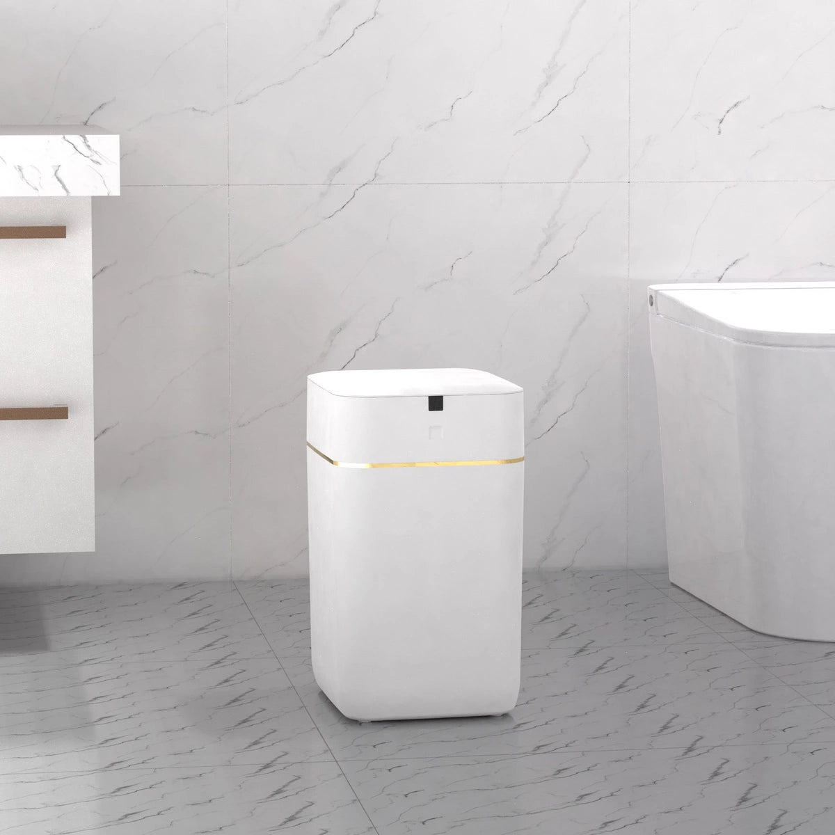 airdeer self-sealing sensor trash can/baby diaper trash can suitable for bathroom
