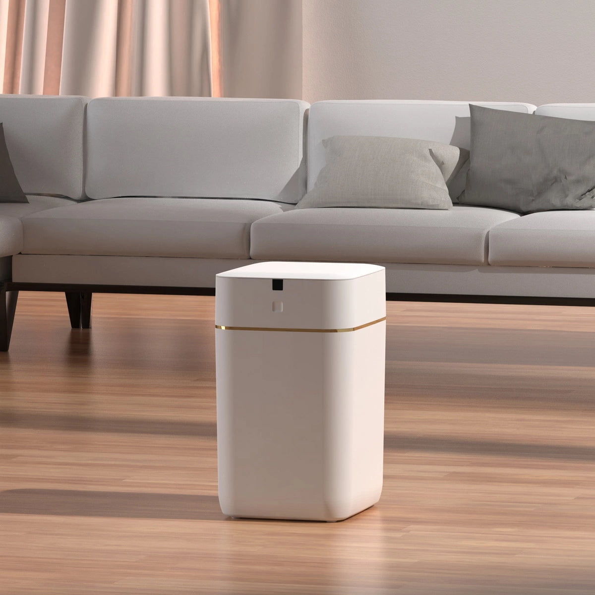 airdeer self-sealing motion sensor trash can suitable for living room and office