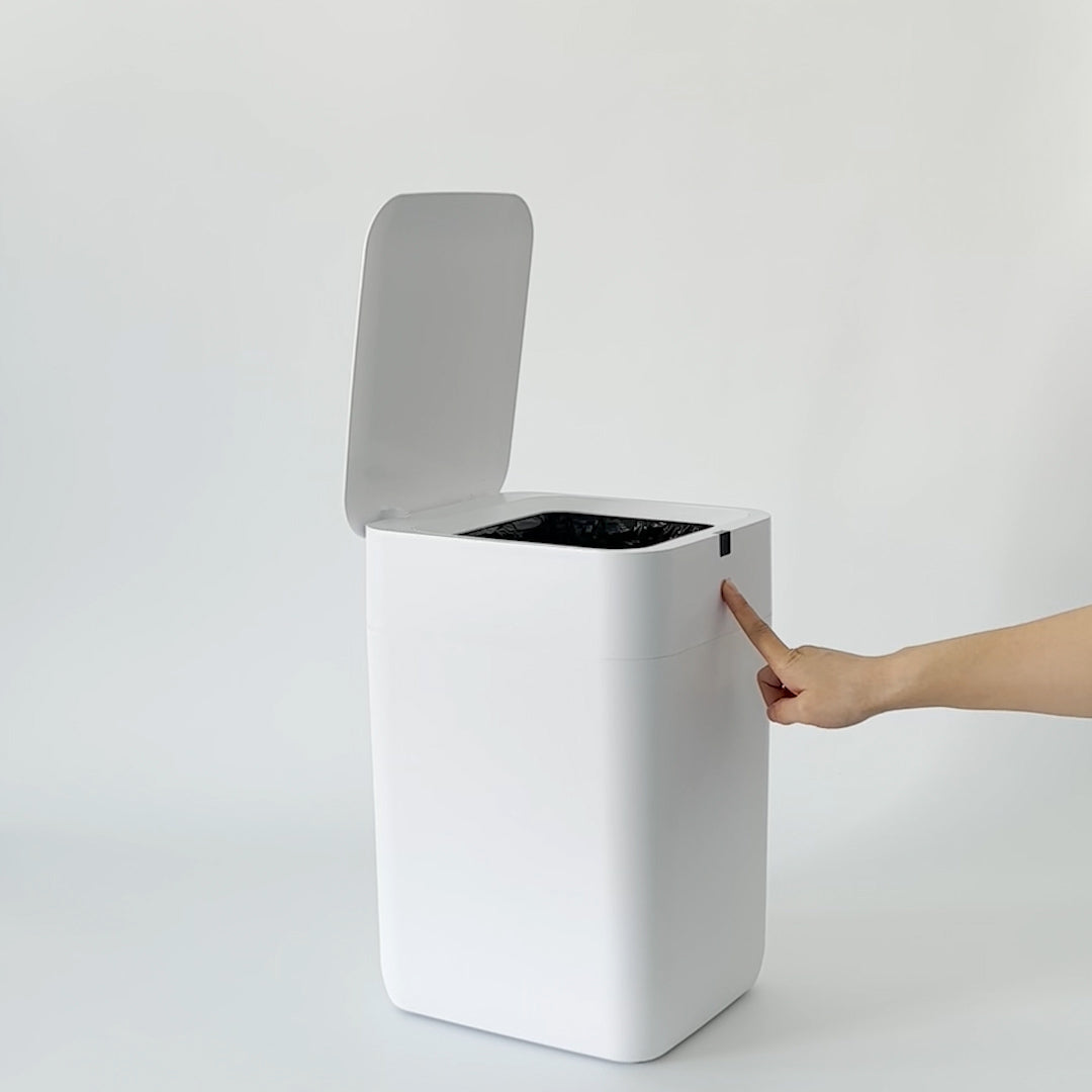 airdeer self-sealing motion sensor trash can/baby diaper trash can/ how to start self-sealing/how to start auto-packing
